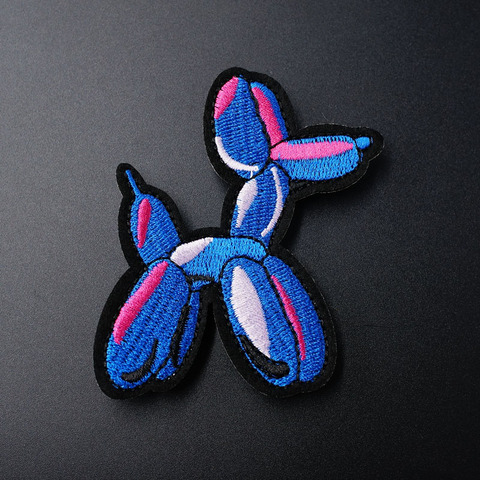 Balloon Dog CAT WOLF TIHRT DIY Badge Embroidery Patch Applique Clothes Ironing Clothing Sewing Supplies Decorative Badges ► Photo 1/6