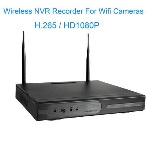 8CH H.265  HD1080P wireless NVR recorder for wirelss cctv camera system add more wifi audio cctv cameras on this NVR recorder ► Photo 1/6