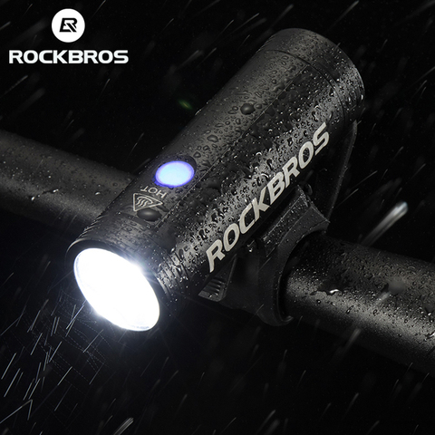 ROCKBROS 800 Lumen Bike Headlight High Power Bicycle Handlebar Front Lamp Waterproof Rechargeable LED Flashlight Cycling Light ► Photo 1/6