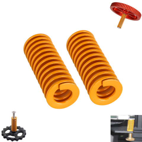 MEGA 4pcs Spring 3D printer parts 10*25MM Heatbed Leveling Spring 3D Printer Accessories For CR10 Reprap Ender 3 Anet A8 Hot Bed ► Photo 1/6