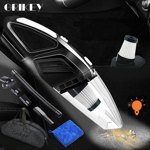 GRIKEY Power Suction Car Vacuum Cleaner Auto Handheld Vaccum Cleaner Car Vaccum Cleaner For CAR 5000Pa Dry Wet auto stofzuiger ► Photo 1/6