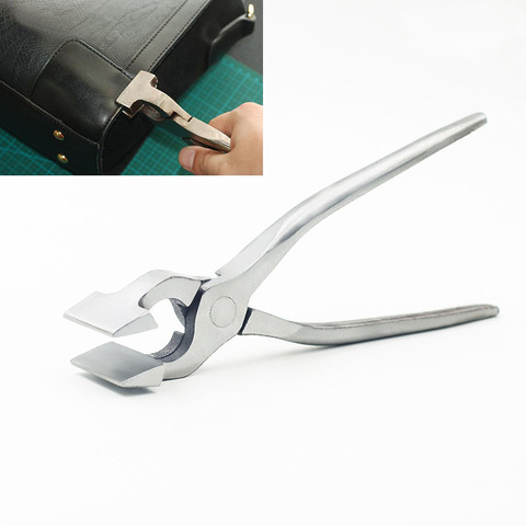 1pcs New Leather Edge Adjustment Press Flatten Plier Clamp For Leather Bag Cloth Belt DIY hand tools fixed clamp pliers ► Photo 1/6