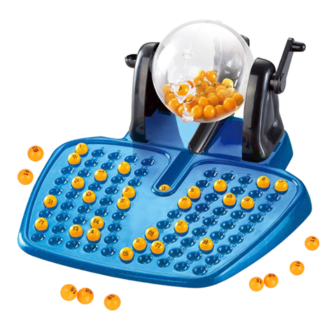 Classic Large Bingo Lotto Game Rotary Cage Family Party Kids Educational Toy ► Photo 1/6