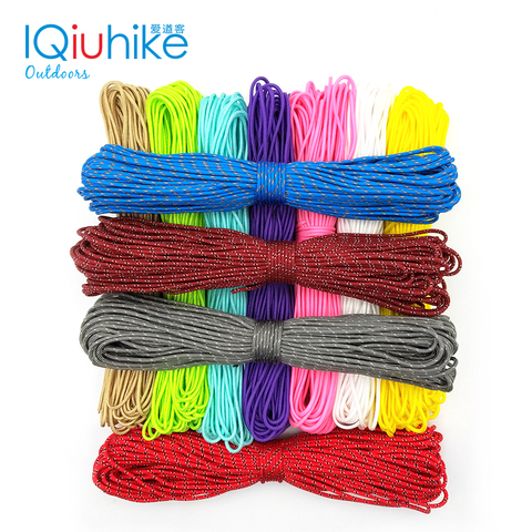 100 Colors Paracord 2mm 25FT 50FT 100FT Rope 1 Strand Paracorde