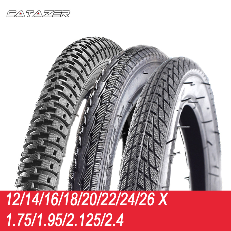 Bicycle Bike Tire 12/16/20/24/26 inch Inner Tubes Schrader Tyres 1.75/2.125 inch 