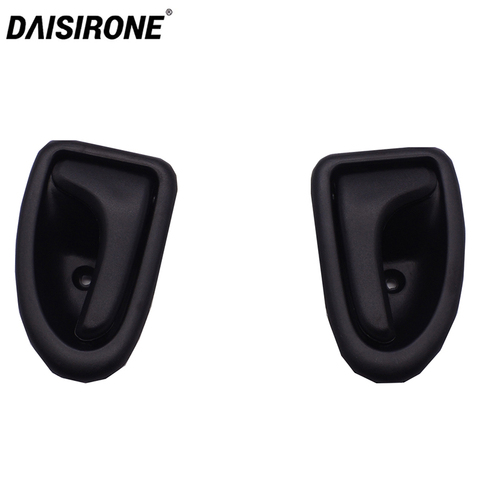 1 Pair Left+Right  Interior Door Handle Cover For RENAULT CLIO SCENIC TRAFIC MEGANE 7700353282 Black ABS ► Photo 1/1