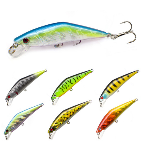 FOVONON  Sinking Minnow 2.75in/0.19oz Wobbler Deep Fishing Lure Crankbait  Jerkbait Bait Perch Pesca Mini Wobblers Fishing Lures ► Photo 1/6