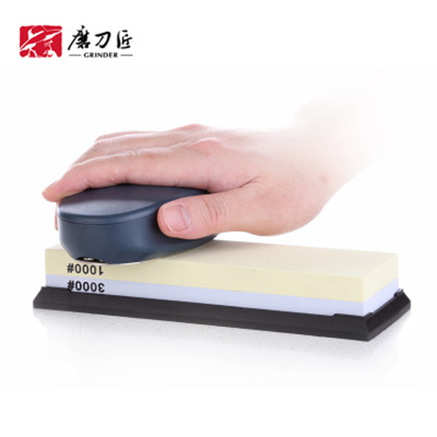 220 360 Grit Double Sides Whetstone Oilstone Stones Professional Knife Grinder Stone with Correction Level Gradienter h2 ► Photo 1/6