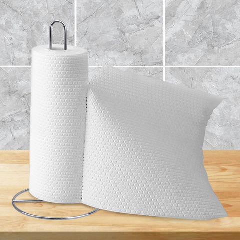 Stainless Steel Kitchen Roll Paper Towel Holder Bathroom Tissue Stand Silver Napkins Rack Home Kitchen Storage Accessories ► Photo 1/6