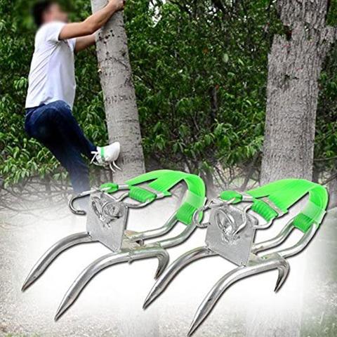 Tree Climbing Tool Pole Climbing Spikes For Hunting Observation Picking Fruit 304 Stainless Steel Climbing Tree Shoes Simple Use ► Photo 1/6