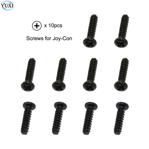 YuXi 10pcs Phillips screws for Nintend Switch NS Joy-Con Cross Screw Repair Part for JoyCon Controller ► Photo 1/4