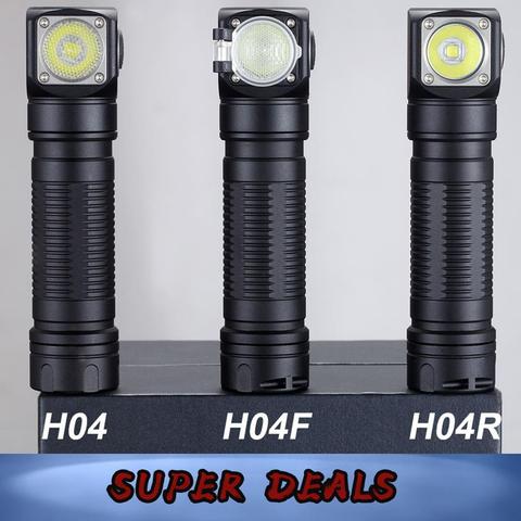 NEW Skilhunt H04 H04R H04F 1200 lumen Two Customized UI USB Magnetic Rechargeable LED flashlight Hunting Camping + Headband ► Photo 1/2