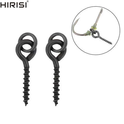 50 Carp Fishing Boilie Screw with Solid Ring Bait Tool Chod Rigs Carp Fishing Hair Tackle Accessory ► Photo 1/6
