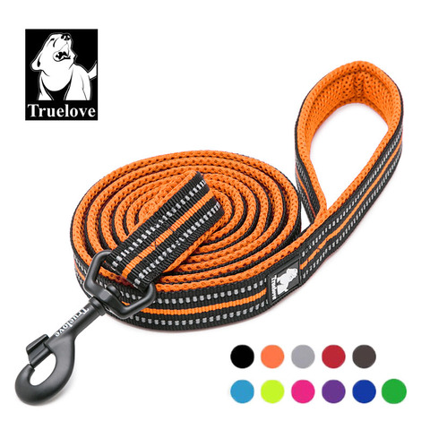 Truelove Soft Mesh Nylon Dog Leash Double Trickness  Running Reflective Safe Walking Training Pet Dog Lead Leash Stock 200cm Hot ► Photo 1/6