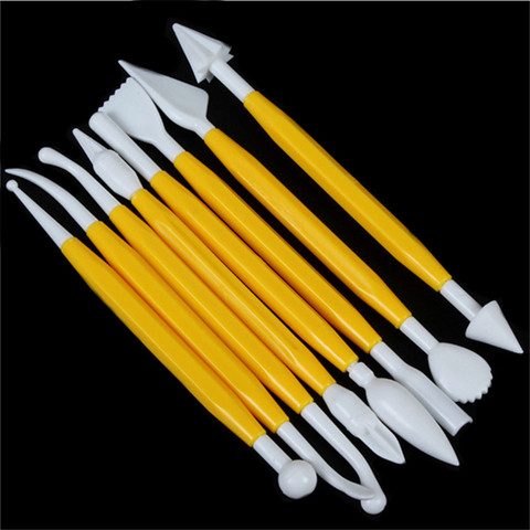 4pcs/set Modelling Ball Detail Tools Shape Smooth Detail Sculpey Polymer Clay 