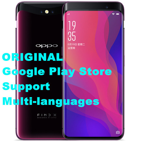Stock Original OPPO Find X Smart phone 4G LTE Android 8.1 Snapdragon 845 Octa Core 8+128G Face Recognize 3D Camera Mobile Phone ► Photo 1/6