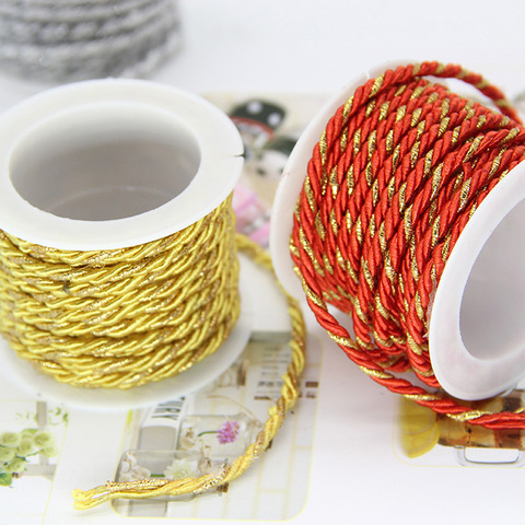 100% Cotton Cord 3mm Eco-Friendly Twisted Rope High Tenacity Thread DIY Textile Craft Woven Cords Gift Box Tag Decoration ► Photo 1/5