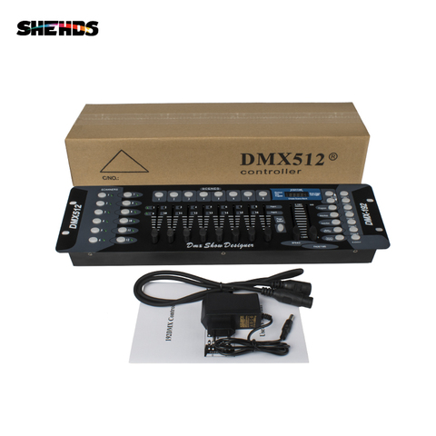 DMX Controller 192 Channel Light Controller for DJ Lights DMX Console  Moving Head Stage Lights Controller 