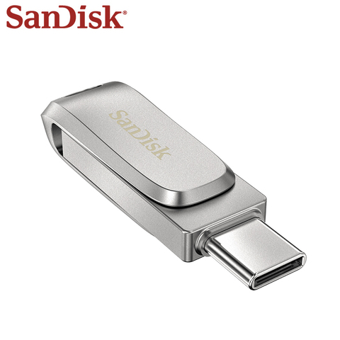 Original SanDisk Ultra Luxe USB 3.1 Type C Dual Pendrive 512GB 256GB 128GB 64GB 32GB Metal Type A Flash Drive For Laptop/Phone ► Photo 1/6