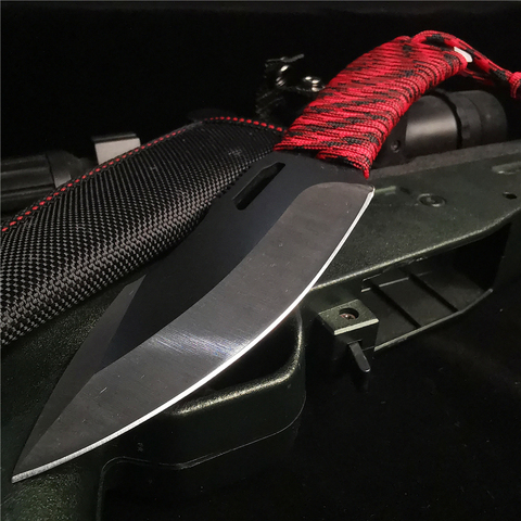 High-quality Sharp Hunting Knives, Outdoor Combat Knives, Stainless Steel Fixed Blades, Anti-slip Handles for Rope Ties ► Photo 1/6