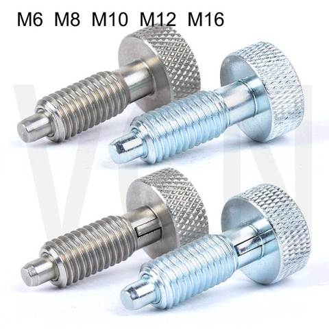 all metal VCN230 Indexing Plungers,Spring plungers, Index plunger,Locking spring screw  without Nut ,M6 M8 M10 M12 M16 ► Photo 1/6