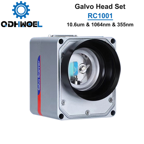 RC1001 RC1001-R Fiber Laser Scanning Galvo Head Set 10.6um &1064nm & 355nm 10mm Galvanometer Scanner with Power Supply ► Photo 1/6