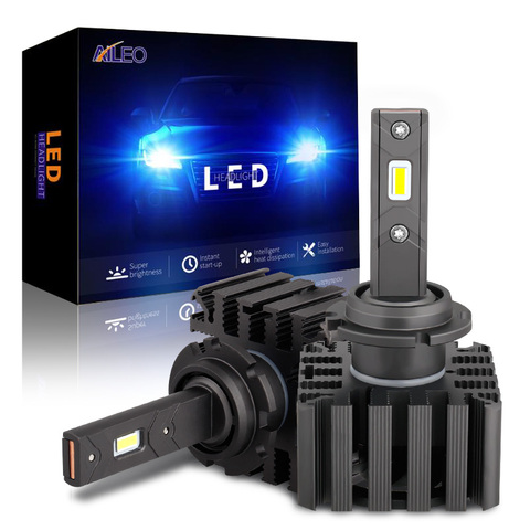 AILEO 1:1 High Power 70w 12000lm 6000k auto Car headlights Bulb Replacement D1S LED D3S replace car HID headlights with CSP lens ► Photo 1/6