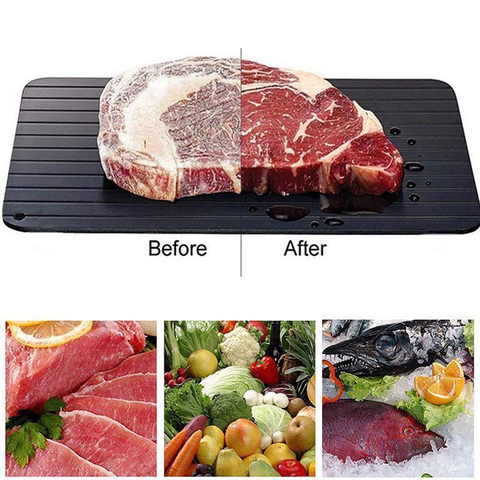 Meat Fast Defrosting Tray Thaw for Frozen Food Magic Quick safety Defrosting Plate Board Defrost Kitchen Cook Gadget Tool ► Photo 1/6