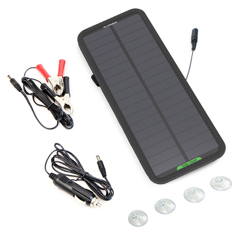 ALLPOWERS 12V 7.5W Charger Solar Panel Battery Maintainer for Car Motorcycle Boat Fish Finder ► Photo 1/6