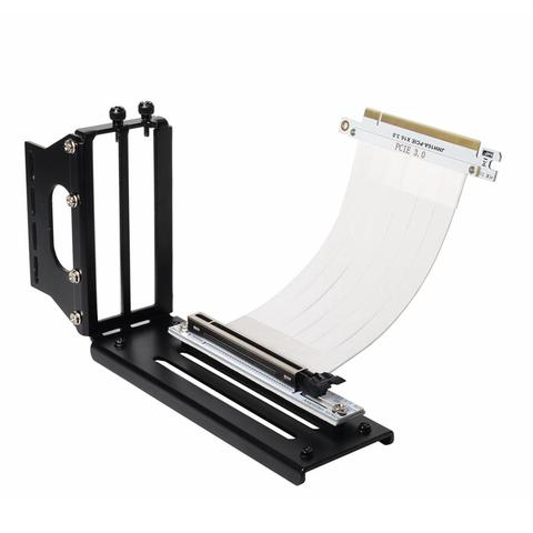 Graphics Card GPU Holder Bracket Black and PCI-E GEN3 PCIe 3.0 16X to X16 Riser Extension Cable 10cm - 100cm 1m ► Photo 1/6