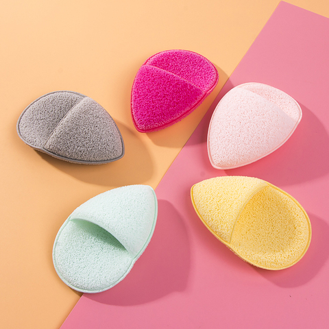 Natural Exfoliating Face Wash Cleansing Puff Flutter Sponge Deep Remover To Black Headband Cosmetic Sponges Facial Clean Tool ► Photo 1/6