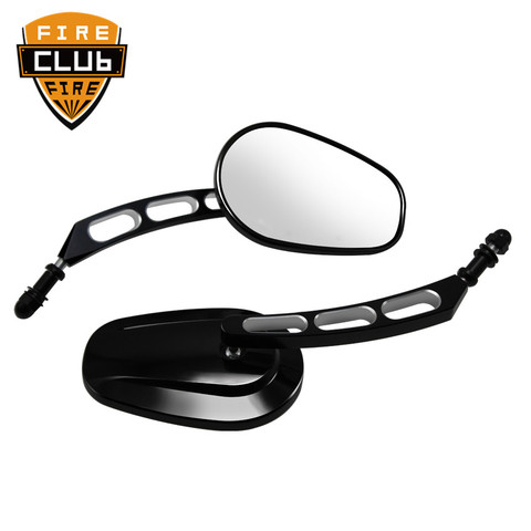 Motorcycle Rearview Rear View Mirrors Glass Back Side Mirror Right Left For Harley 883 1200 48 ► Photo 1/6