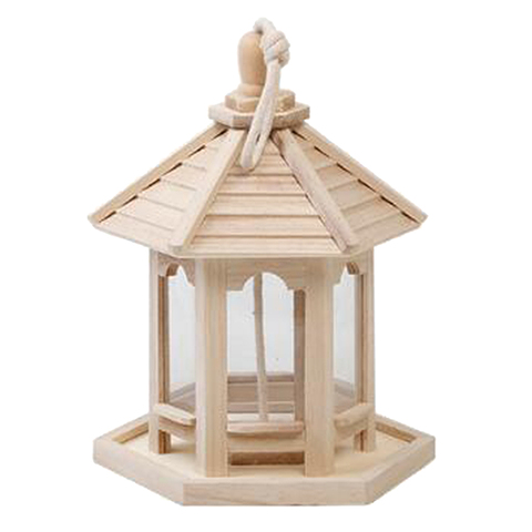 Hanging Wooden Bird Feeder Garden Decoration ► Photo 1/6