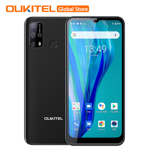 OUKITEL C23 Pro 6.53'' 4GB 64GB 720*1600 13MP MT6762V Smartphone 4G LTE Android 10 5000mAh OTG 5V/2A Mobile Phone ► Photo 1/5