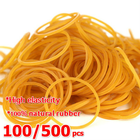 100 /500 Pieces Elastics Hair Bands Wholesale Bulk Sale 38mm Rubber Band Bank Paper Bills Money Home Office Stretchable Sturdy ► Photo 1/5