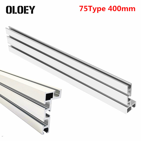 75 Type Profile Fence T Track T Slot Sliding Bracket Miter Track Fence Connector Gauge DIY Woodworking Tools Table Saw Router ► Photo 1/6