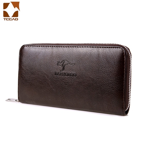 men's wallet Brand Famous Man Clutch Wallets Male Billfold Money Purse Portfel carteras hombre marcas famosas billeteras para ► Photo 1/6