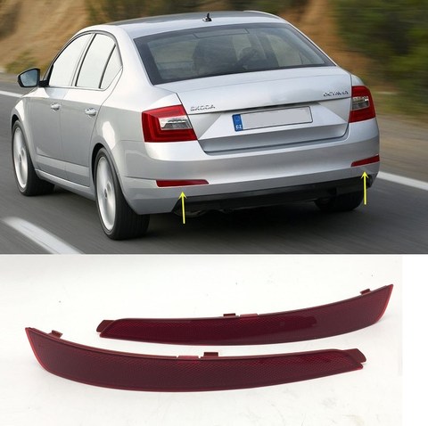 For Skoda Octavia 5E A6 A7 2013 2014 2015 2016 2017 Car-Styling Rear Bumper Reflector Light ► Photo 1/5