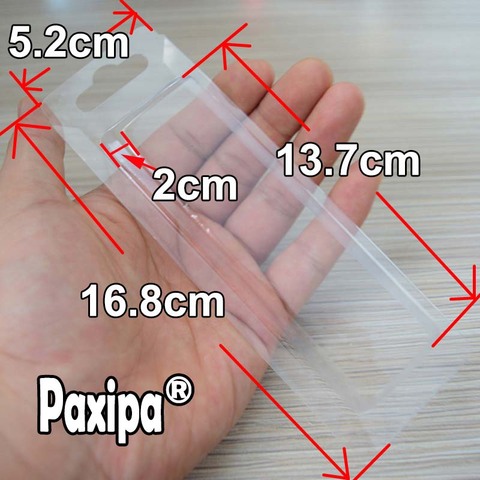 100pcs plastic box without paper card 16.8cm x 5.4cm ► Photo 1/1