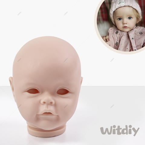 Reborn Baby Doll 20 Inches Lifelike Newborn Bebe Reborn Logan Vinyl Unpainted Unfinished Doll Parts DIY Blank Doll Kit  Limited ► Photo 1/6