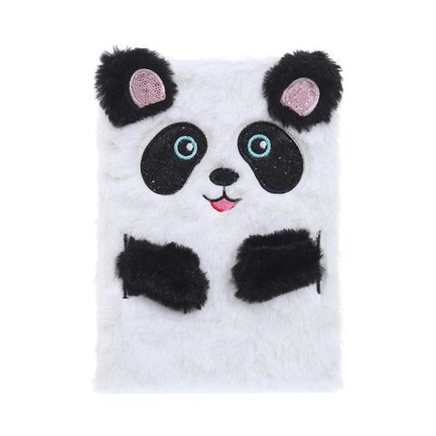 2022 new Cartoon Cat Panda Fluffy Diary Girls Journal Notebook Memo Pad Birthday Gift ► Photo 1/6