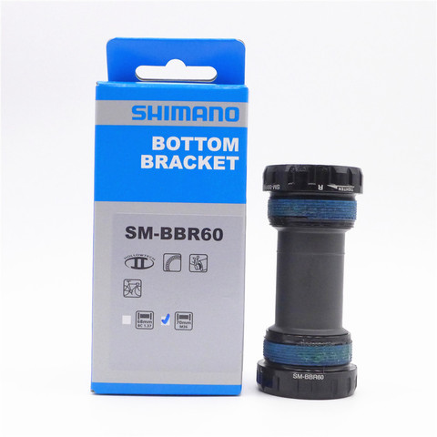 Shimano SM-BBR60  Italian Threaded 70mm Road Bike Bottom Bracket Hollowtech 2 ISMBBR60I ► Photo 1/2