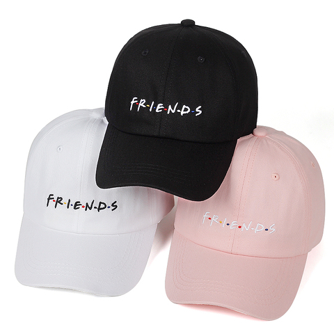 women men fashion spring summer dad hat friends embroidery baseball cap cotton adjustable snapback hats new casual caps ► Photo 1/6