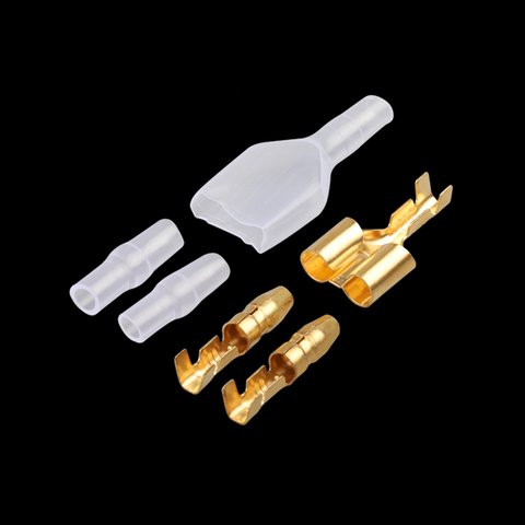 10/20/50sets 4.0 bullet terminal car electrical wire connector diameter 4mm  Male + Female 1 : 2 ► Photo 1/6