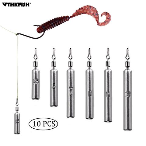 10pcs/lot Drop Shot Fishing Lead Sinker 3.5g 5g 7g 10g 14g 20g Lead Weight Carp Fishing Baits Sinker Fishing Tackle Accessories ► Photo 1/6