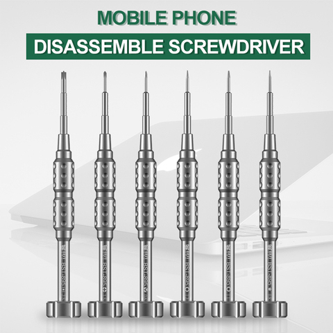 3D Magnetic Screwdriver P2 0.8 Pentalobe Y 0.6 Tri Wing T1 T2 Torx 1.5 Phillips M2.5 for iPhone Huawei Oneplus VIVO Repair Tools ► Photo 1/6