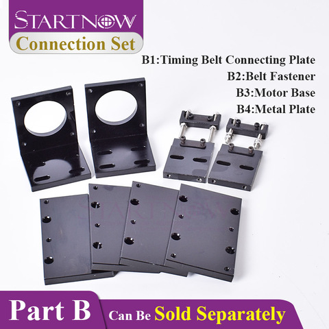 57 Stepper Motor Base Mounting Support & Timing Belt Fastener & Connecting Plate Installation Board For CNC CO2 Laser Machine ► Photo 1/6