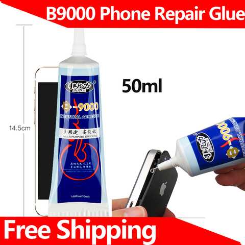 Phone Screen Glue B-9000 Glue 50ml Mobile Phone Screen Glue Warped Screen Repair Special Adhesive Sealant Waterproof Glue ► Photo 1/6