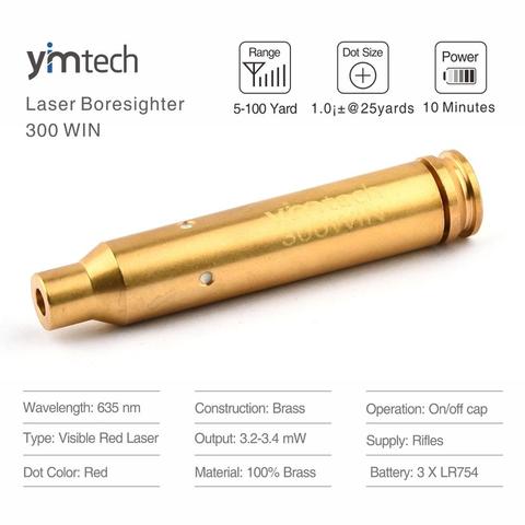 300Win boresighter laser bore sight red dot sight scope tactical laser accessories shunting bore sight ► Photo 1/1