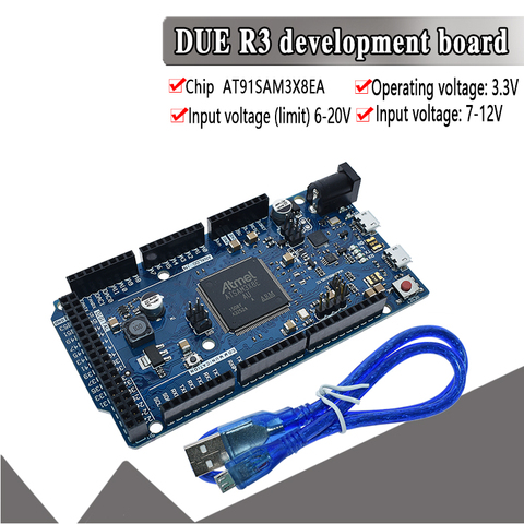 official DUE R3 Board AT91SAM3X8E SAM3X8E 32-bit ARM Cortex-M3 Control Board Module For Arduino Development board ► Photo 1/6